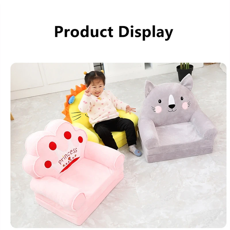 أريكة أطفال كرسي أطفال أريكة أطفال أريكة أطفال قابلة للطي 2 في 1 أريكة قابلة للطي وأريكة صغيرة للفتيات والفتيان #4