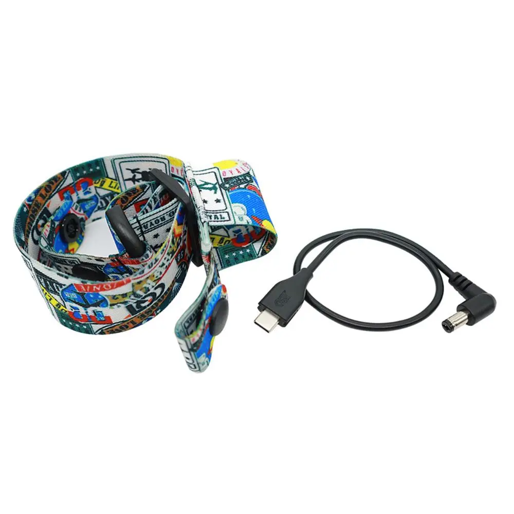 Adjustable With Battery Hole Graffiti Color For DJI FPV Goggles V2 Elastic Band Replacement Headband Head Strap