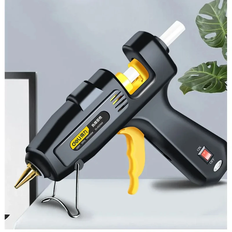 

Deli Hot Melt Glue Gun Set 20/40/60/80W/100W With Glue Stick Industrial Glue Guns Thermo Electric Heat Temperature Repair Tool