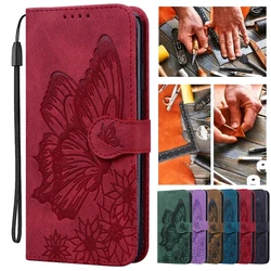 Butterfly Leather Case For Samsung Galaxy A54 Coque Wallet Bags Flip Cover Etui For Samsung A54 5G GalaxyA54 A 54 SM-A546E A546B