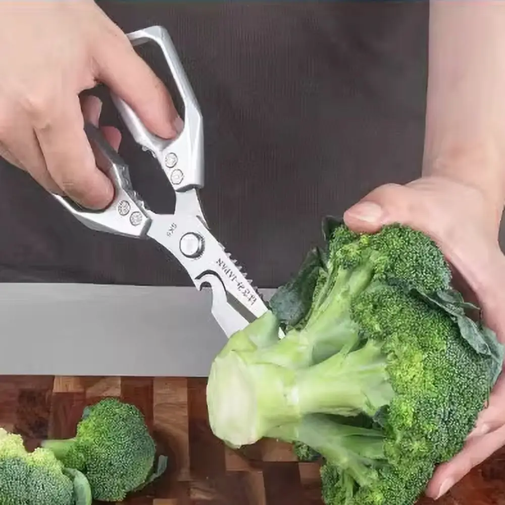 

Stainless Steel Kitchen Scissor Thickened Rust-proof Poultry Scissor Heavy Duty Japanese Style Chicken Bone Shear Fish