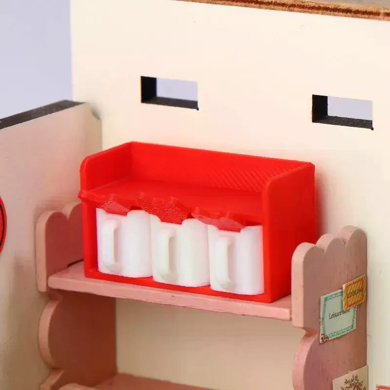 1/12 casa de bonecas mini tempero dos desenhos animados jar modelo cozinha funiture acessórios para casa boneca decoração crianças fingir jogar brinquedos presente