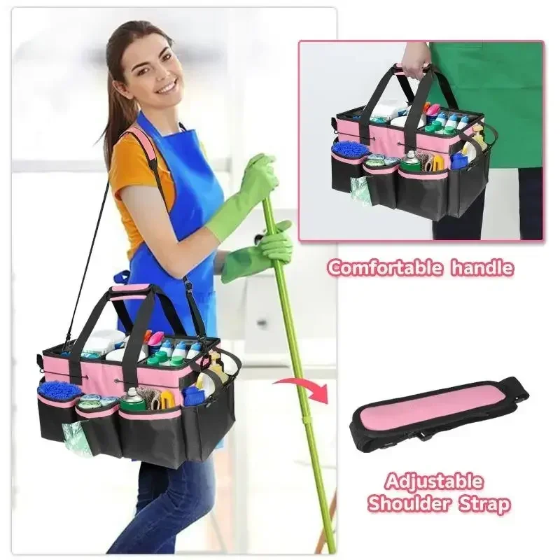 Haarstylist-Werkzeugtasche mit großer Kapazität, Friseur-Aufbewahrungstasche, mehrfach geteilte Haarstylist-Tragetasche, Friseursalon-Zubehör – Detail 6