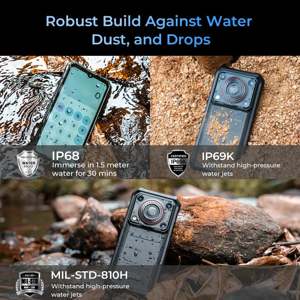 Oukitel WP36 Rugged Smartphone, 10600mAh, 6.52 \