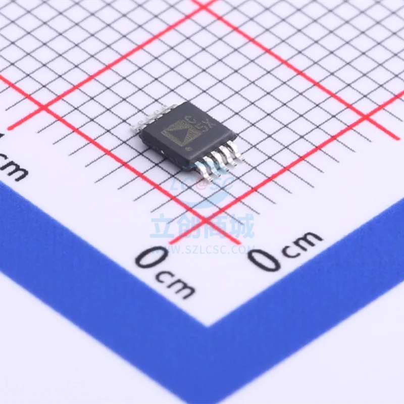 10PCS  AD7980ARMZ  AD7980BRMZ AD7980  IC ADC 16BIT SAR 10MSOP  Mark：C5X/C5D