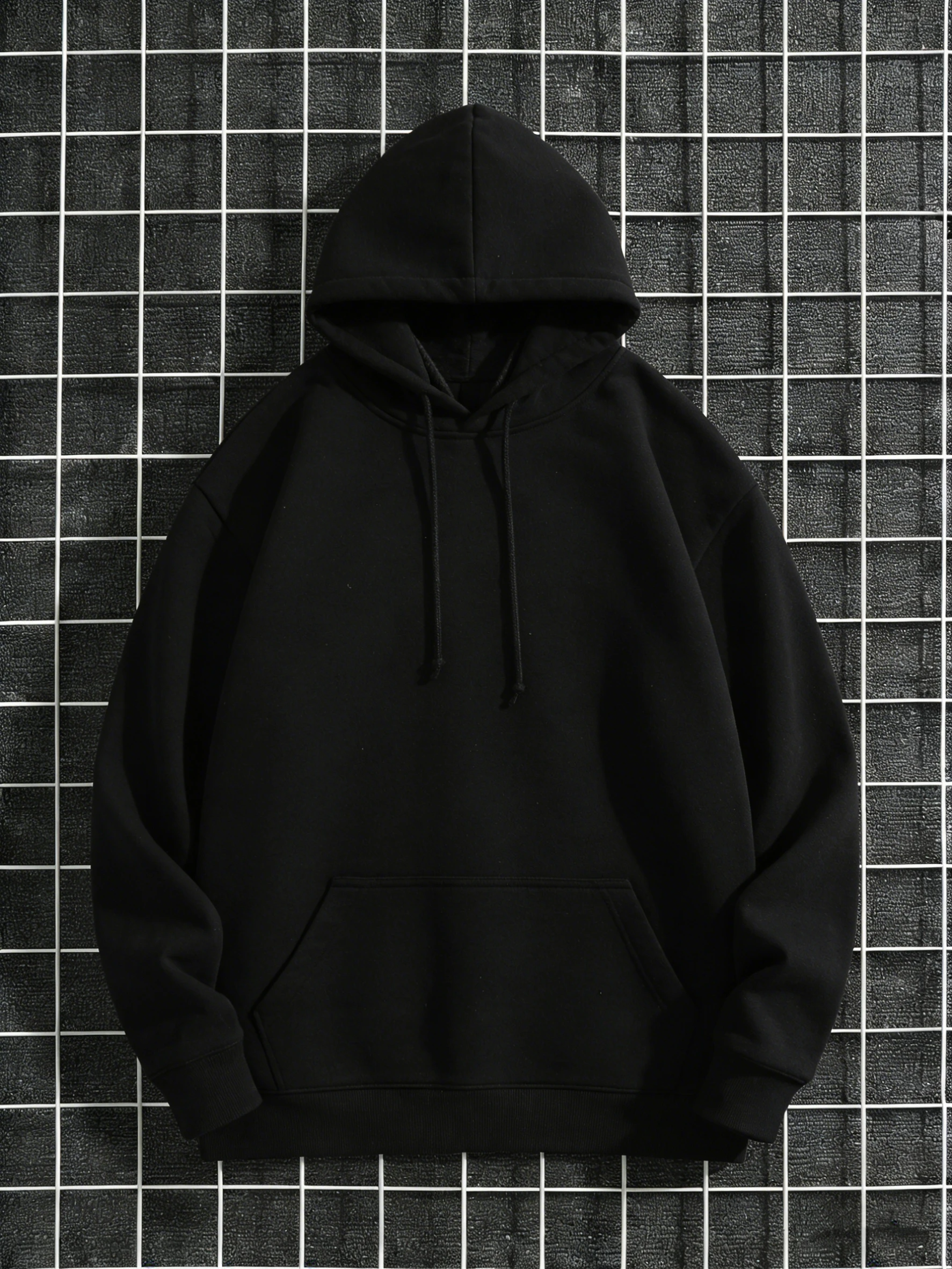 

Мужская осенне-зимняя повседневная спортивная модная толстовка с карманами, теплая однотонная толстовка с капюшоном