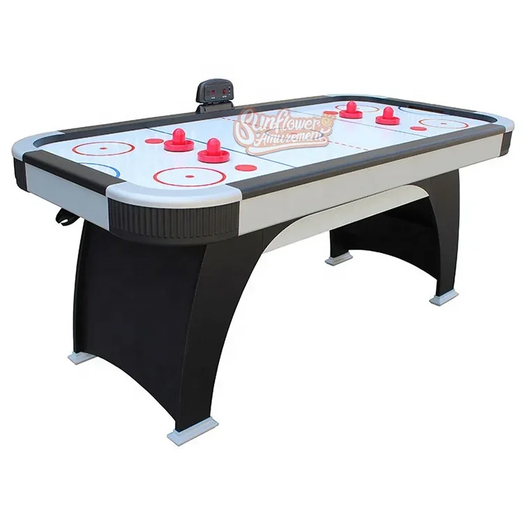 Sunflower Amusement Electronic Scoring Air Hockey   6 feet 2 player games  hockey machine
