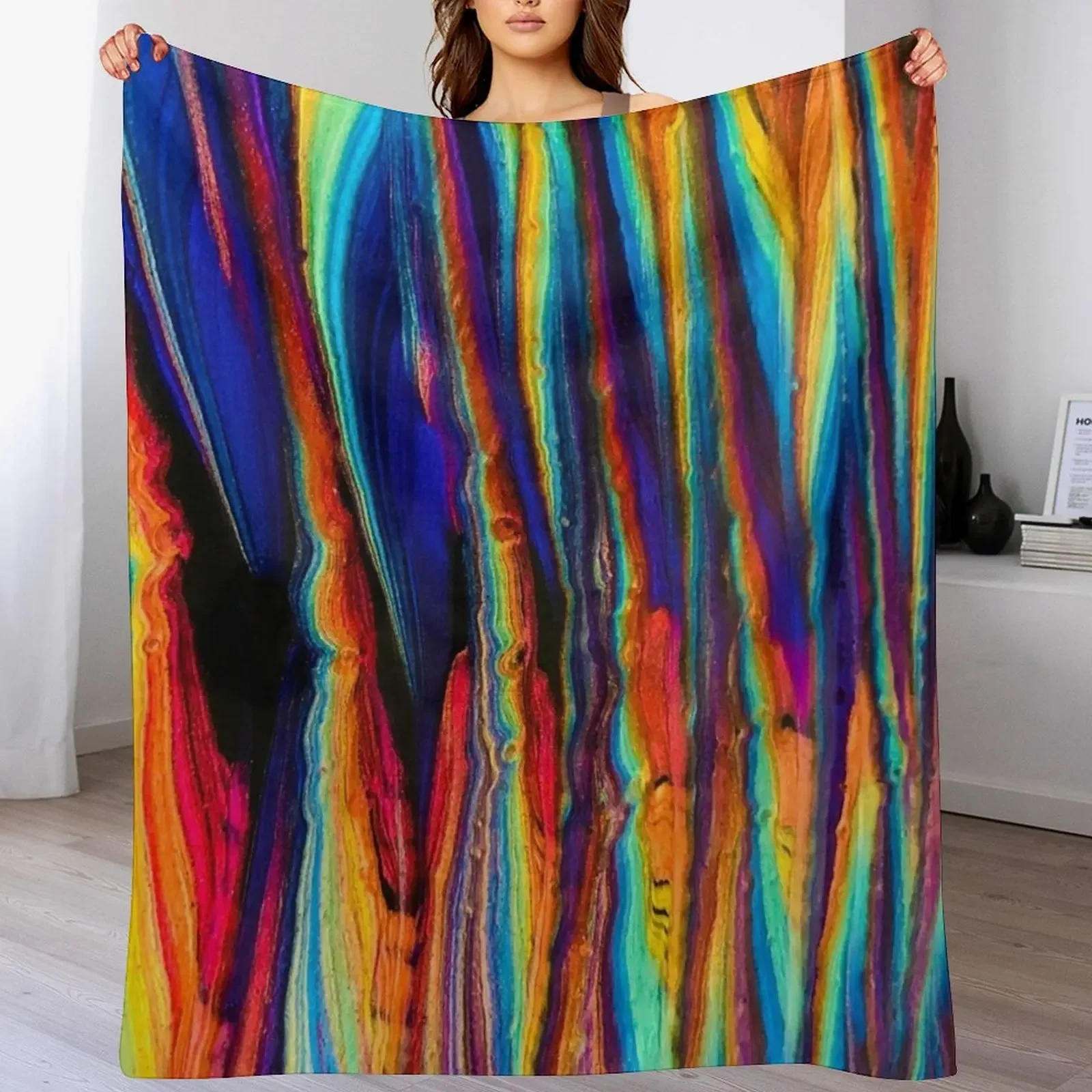 

Zig Zag Throw Blanket Luxury Designer decorative Nap Personalized Gift Blankets