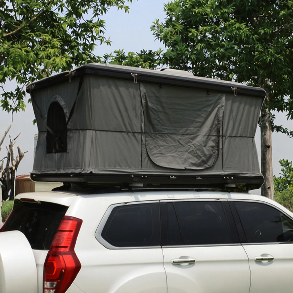 

High Quality Customized Foldable Single Layer Four-season Off-road SUV Roof Top Tent Square Quick Automatic Opening