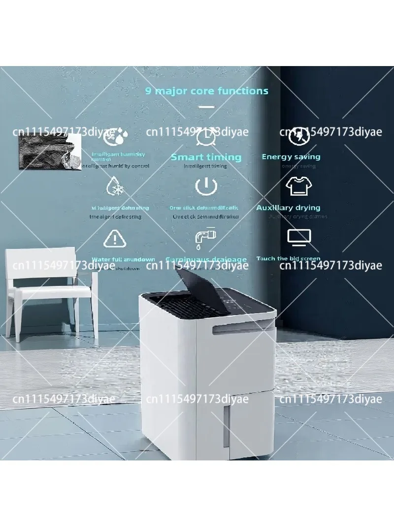 Silent Indoor Dehumidifier for Bedroom Moisture Absorber Drying Aid Household