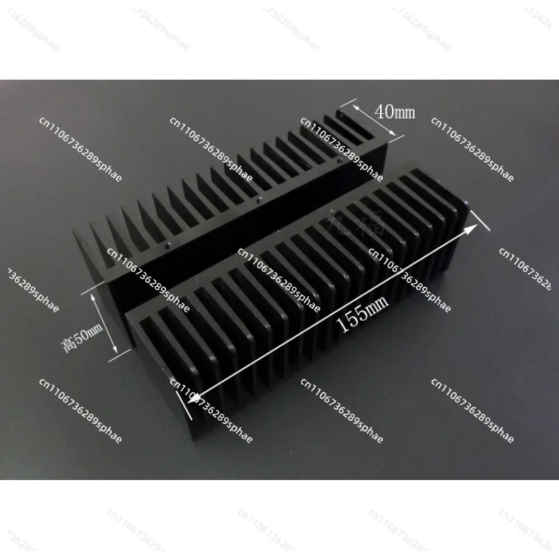 Thickened LM3886 rear stage special radiator, heat sink 155 * 50 * 40 view 3