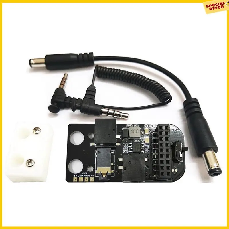 A25P For DJI FPV Goggles V2 Flight External Analog 5.8G RX PORT 3.0 Receiver Module Kit For Lightweight 5V 3A Flight Goggles
