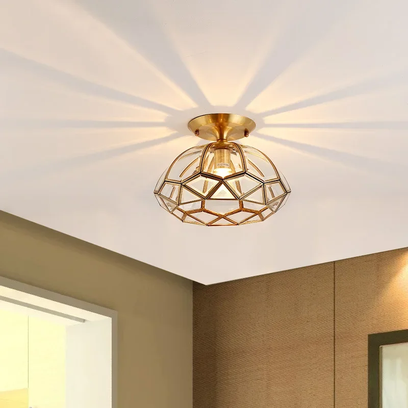 

Luxury Creative Gold Ceiling Lamp LED Modern Pendant Lighting For Bedroom Kids Room Hallway Entrance Aisle Home Indoor Lights