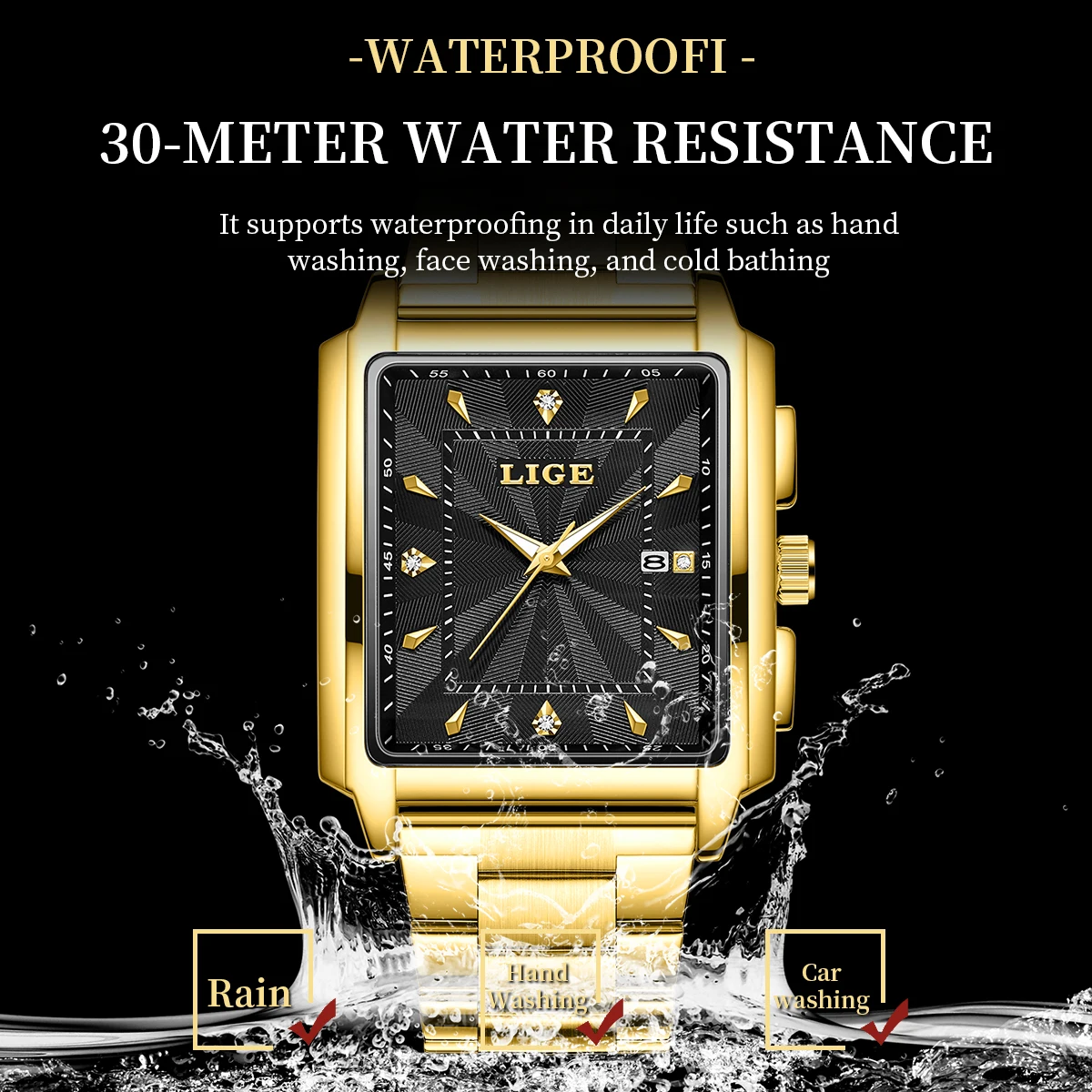 ساعة LIGE للأعمال العصرية للرج - مراجعة Smartwatch Branded Watches For Men وسعره