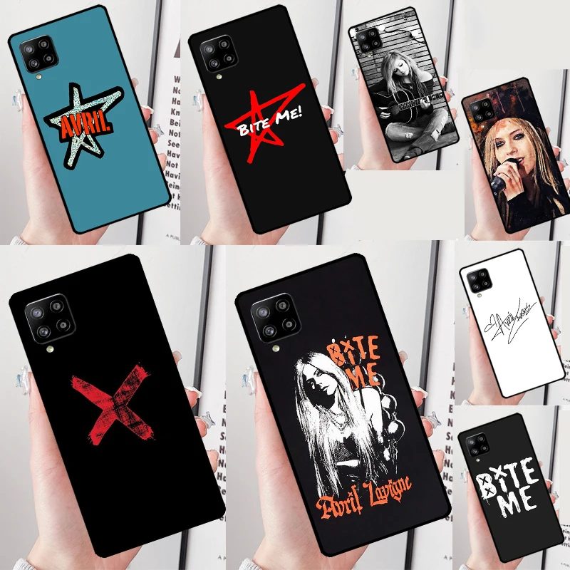 Singer Avril Lavigne Funda For Samsung Galaxy A54 A53 A52 A14 A24 A34 A13 A23 A33 A12 A22 A32 A42 A51 A71 Case