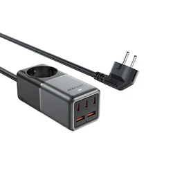 ACEFAST 75W GaN Charger Desktop Charging Station PD3.0 Fast Charger 3 USB-C 2 USB-A for MacBook Pro iPad iPhone 15 14 13 Samsung