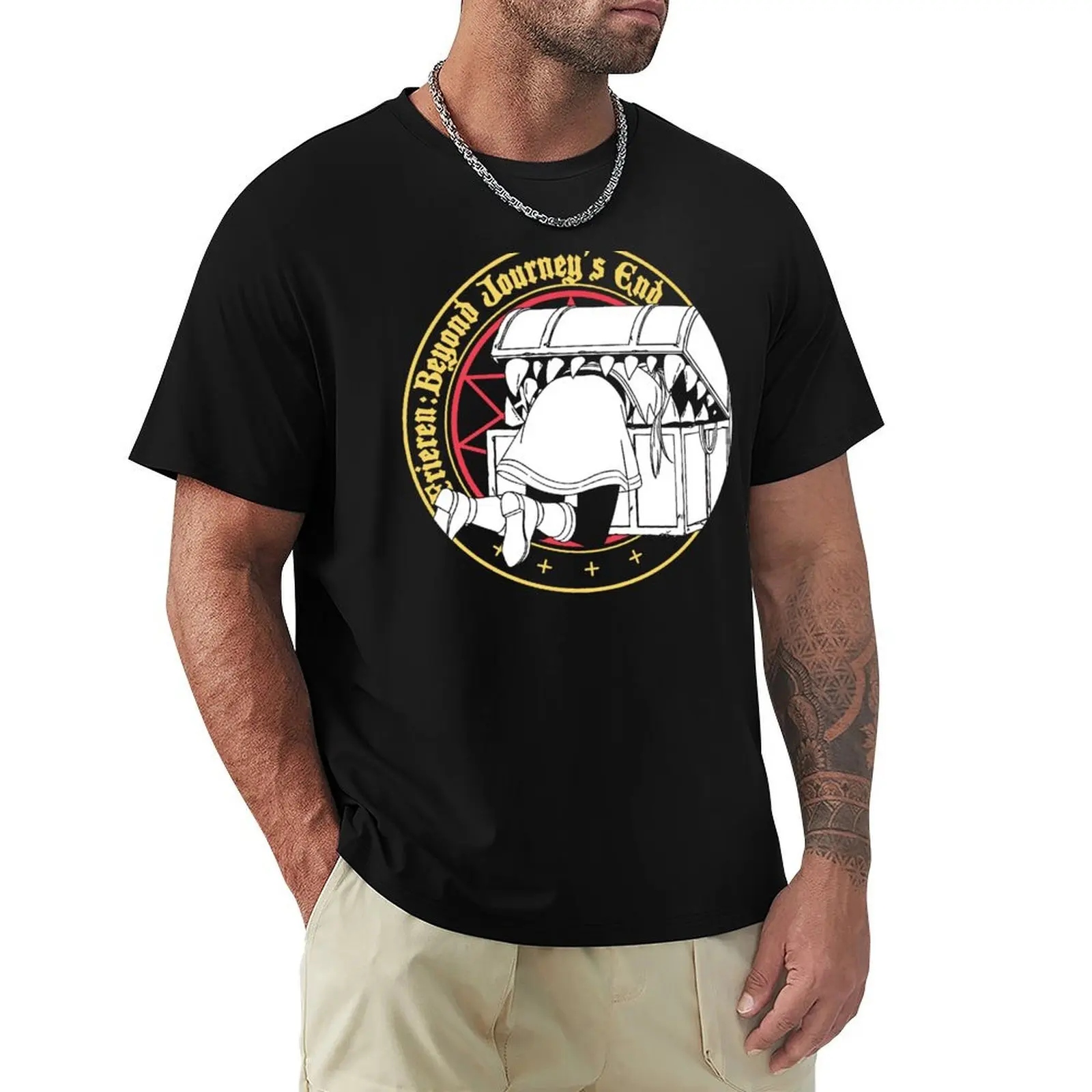 

Frieren Beyond Journeys End T-Shirt new edition aesthetic clothes boys whites men t shirts high quality