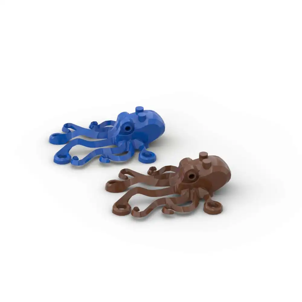 MOC 1 pz Puzzle particella 6086 Octopus Building Blocks parte decorazione animale marino mattoni assemblare giocattolo regalo per bambini