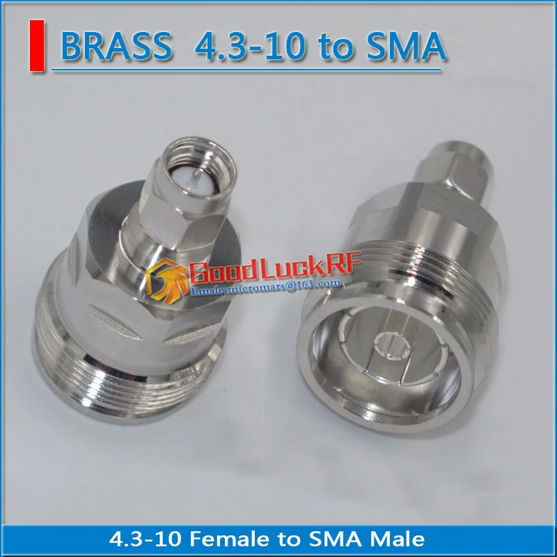 

High-quality MINI-DIN miniDIN mini DIN 4.3-10 4.3/10 4310 Female to SMA Male Brass 50 ohm Coaxial RF Connector Socket Adapters