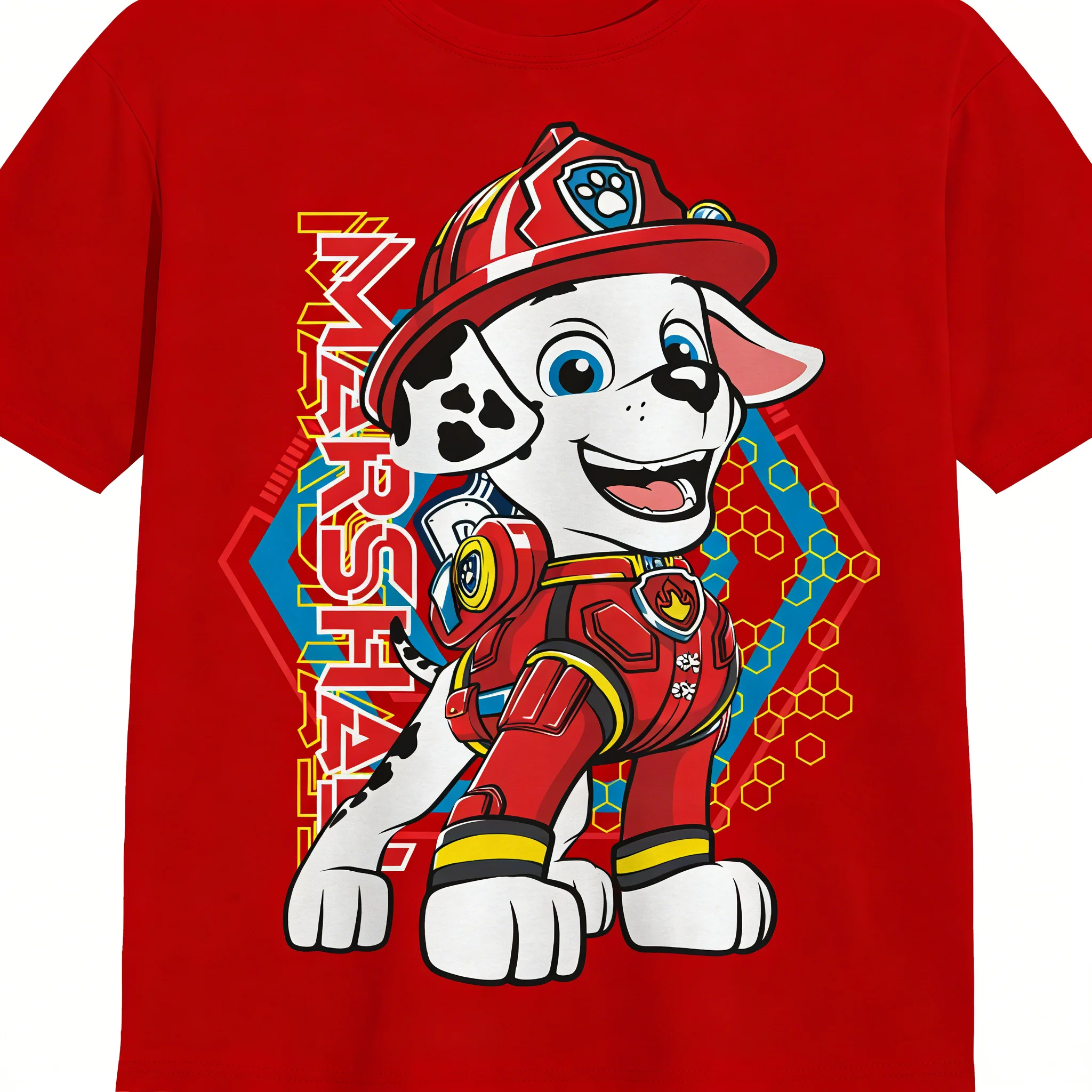 2026 New Summer PAW Patrol Children Short Sleeve T-shirt Cartoon Chase Rubble Print Pullover Boys Girls Casual Cotton Tops Gifts image 2