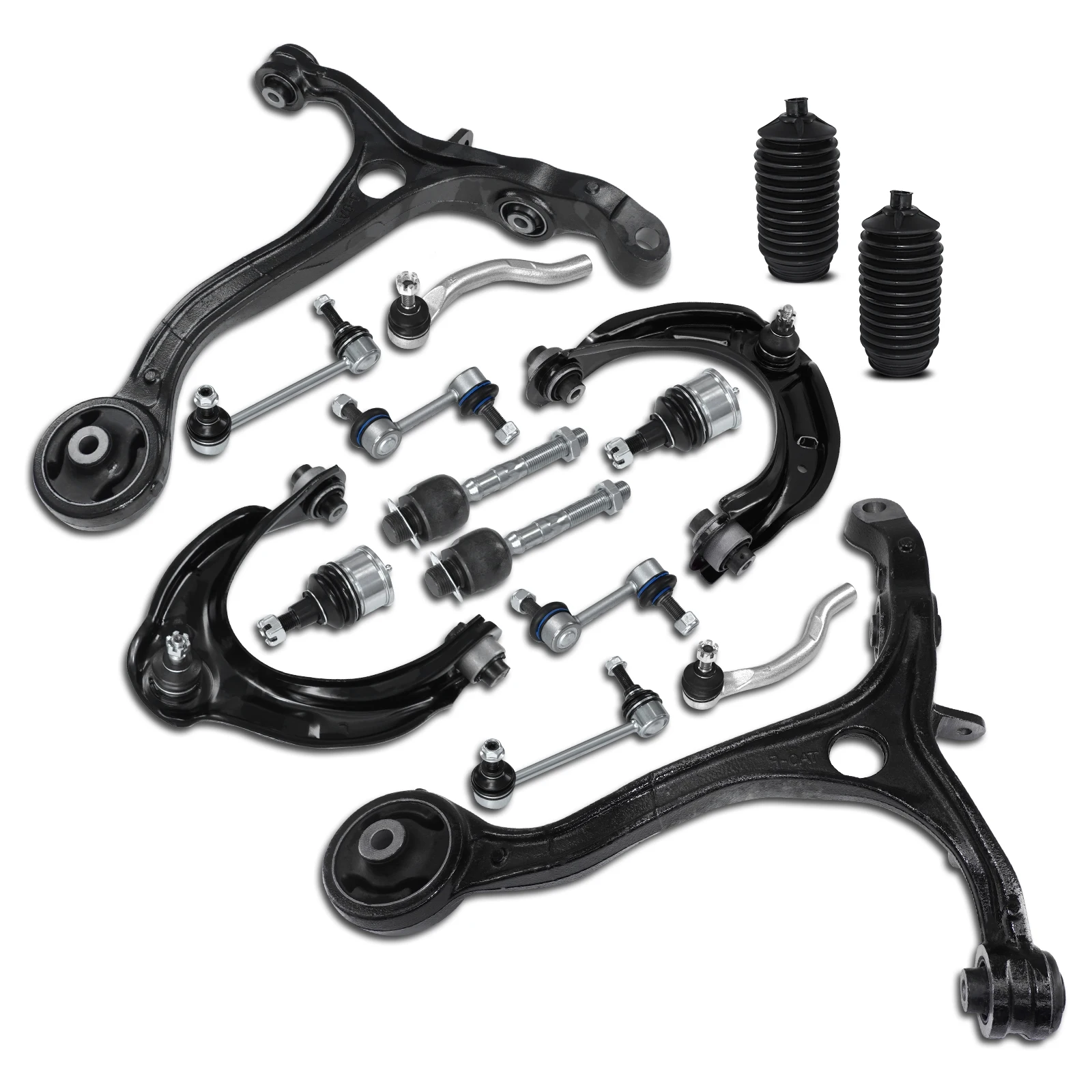 

AzbuStag 16Pcs Front Upper Lower Control Arm Sway Bar Link for Honda Accord 2008-2012 51321SDAA04 K620614