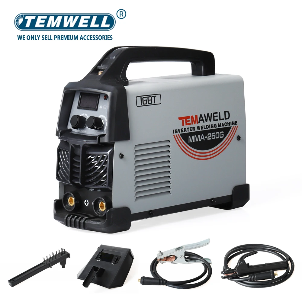 

Portable Mini Arc Welding Machines IGBT DC Inverter ARC Welder LCD Display Handheld Electric Welders Adjust 20-250A Current