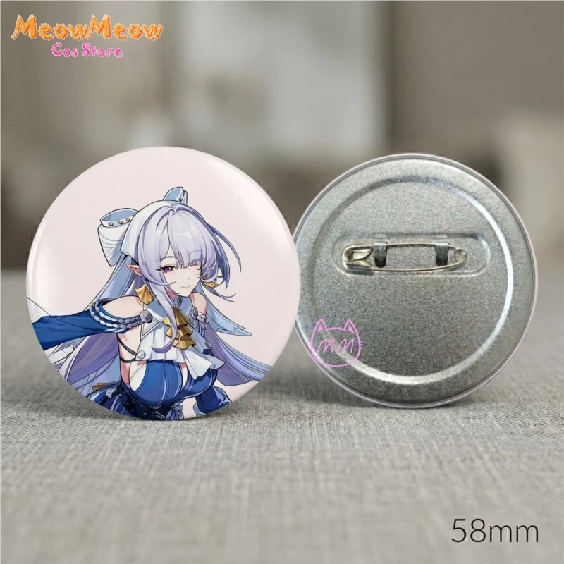 Zenless Zone Zero ZZZ Velina Airgid Badge Anime Game Brooch Pin S-Rank Wind Anomaly Agent Collectible Cosplay Gift  ZZZ Velina