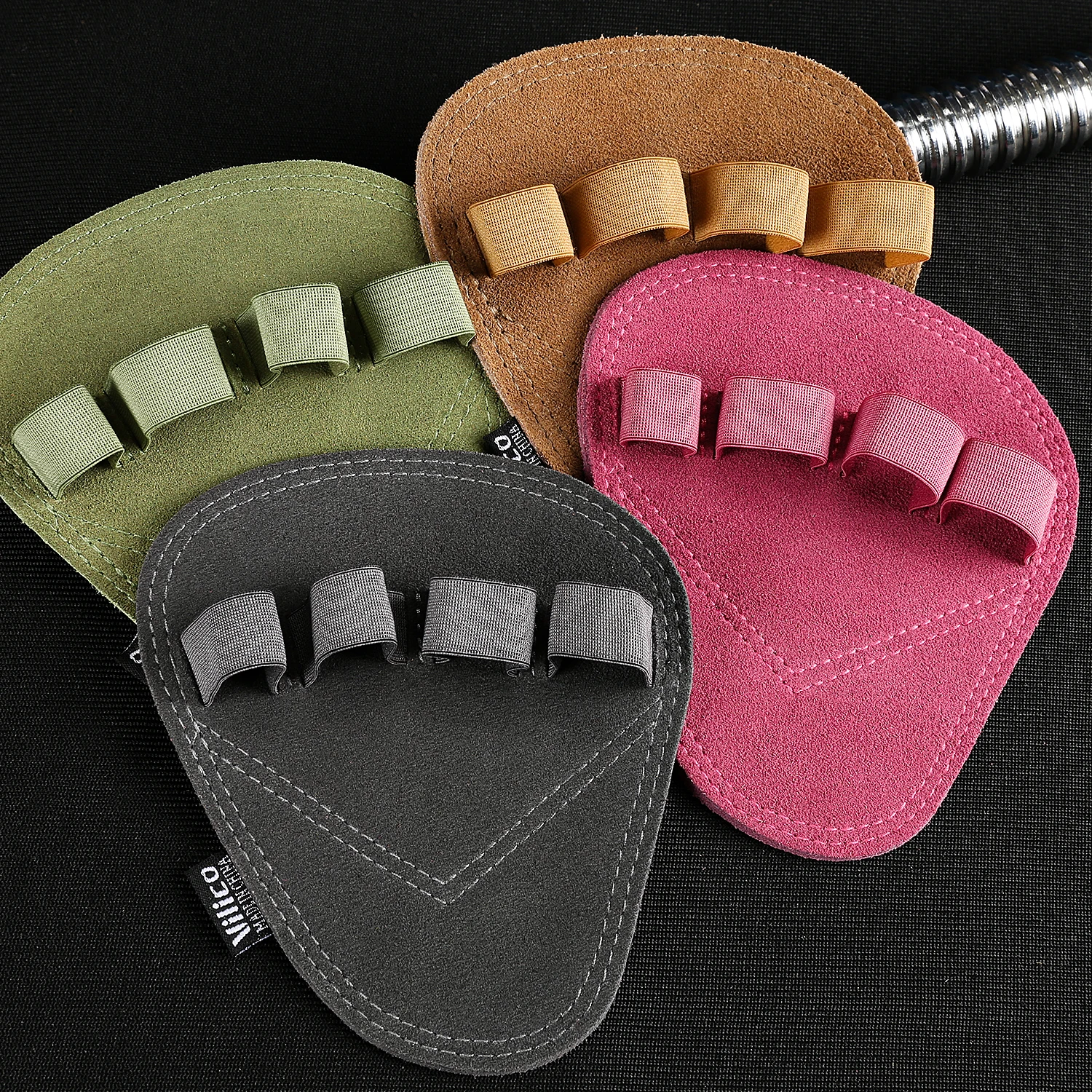 Leather Weight Lifting Training Gloves Palm Protection Women Men Fitness Sports Gymnastics Grips Pull Ups Weightlifting Workout