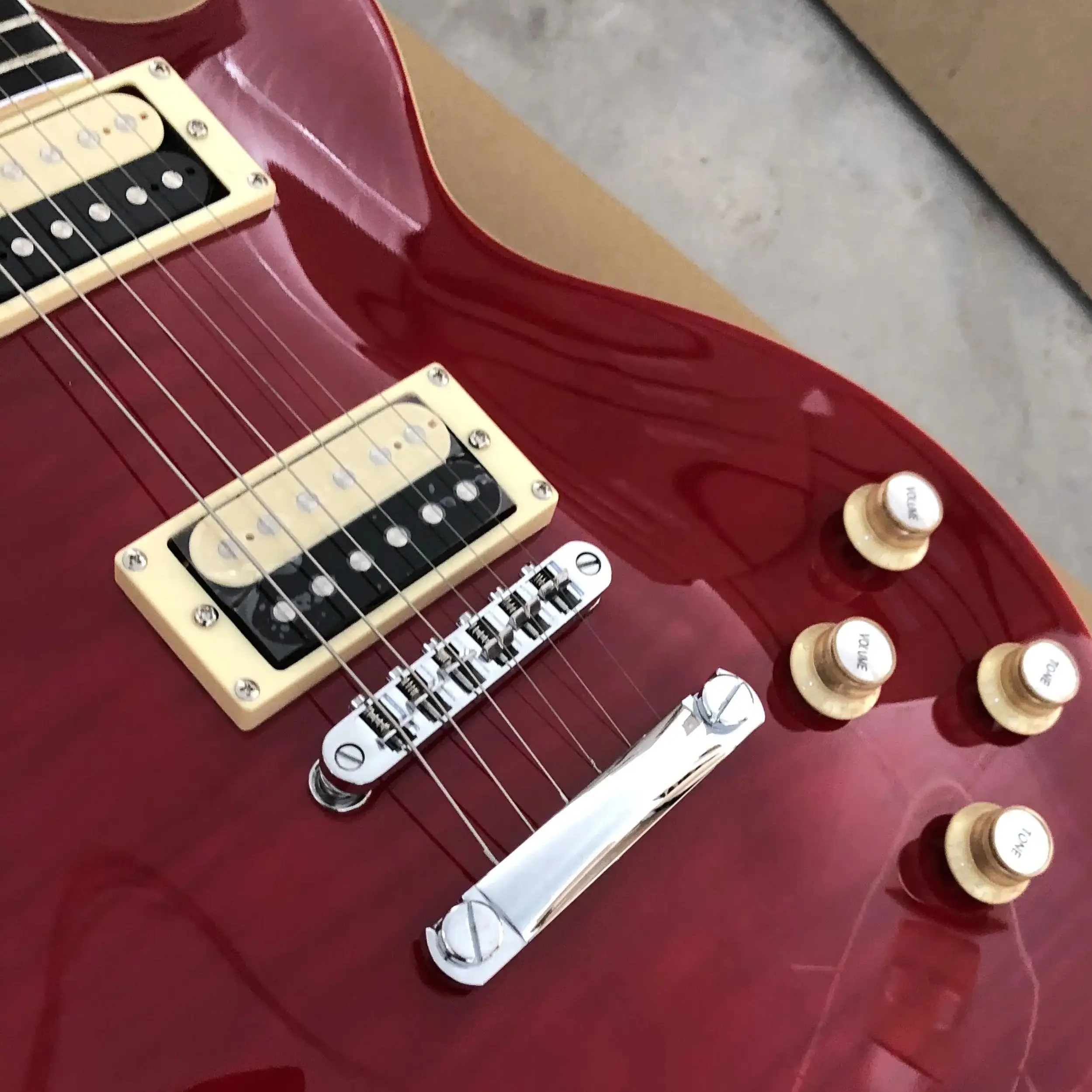 Electric Guitar LP Custom Shop P90 pickup rosewood Fingerboard Mahogany Body St.anda.rd High Quality Multiple styles on sale