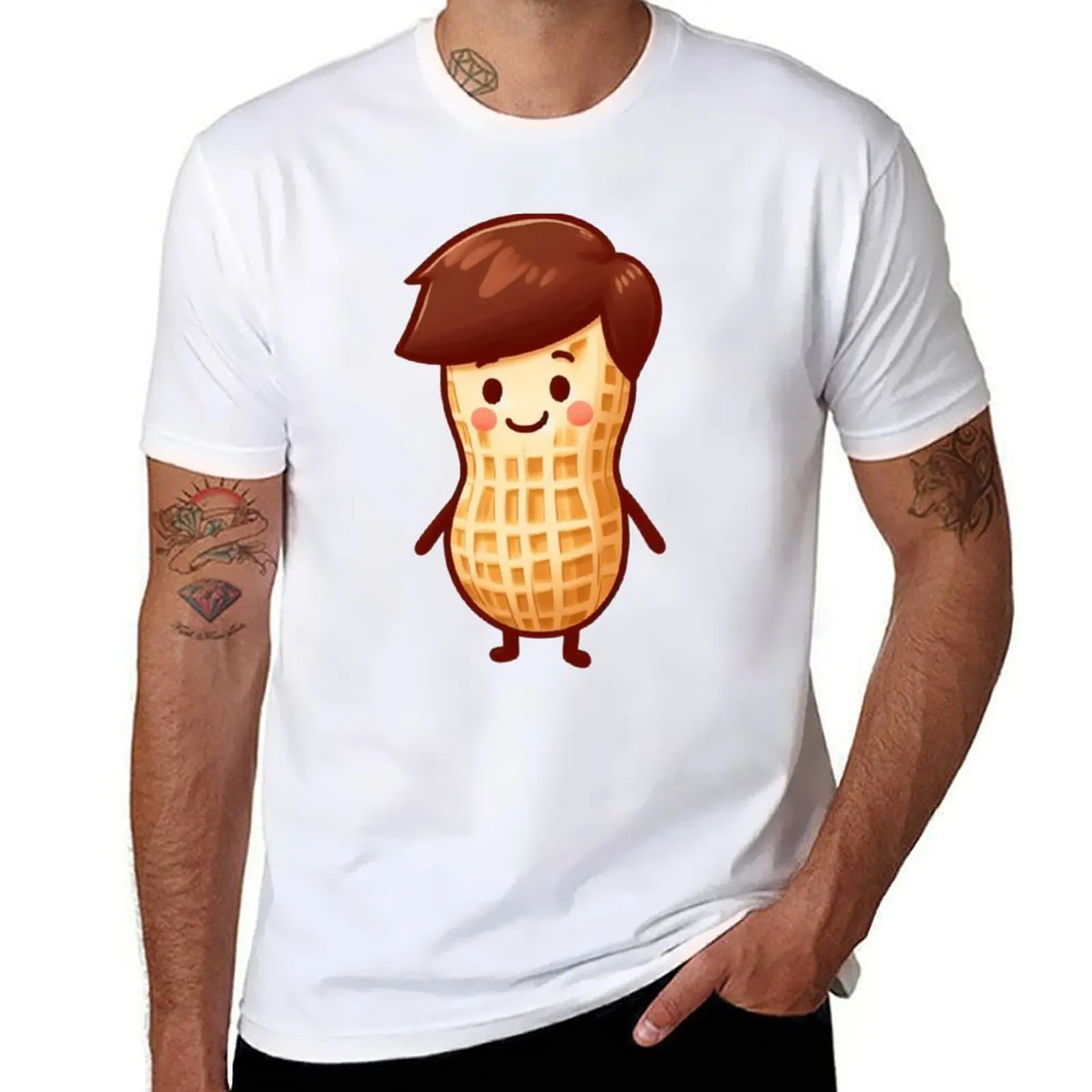 

Peanut Man T-Shirt t shirts for man pack white man t shirts graphic T-Shirt