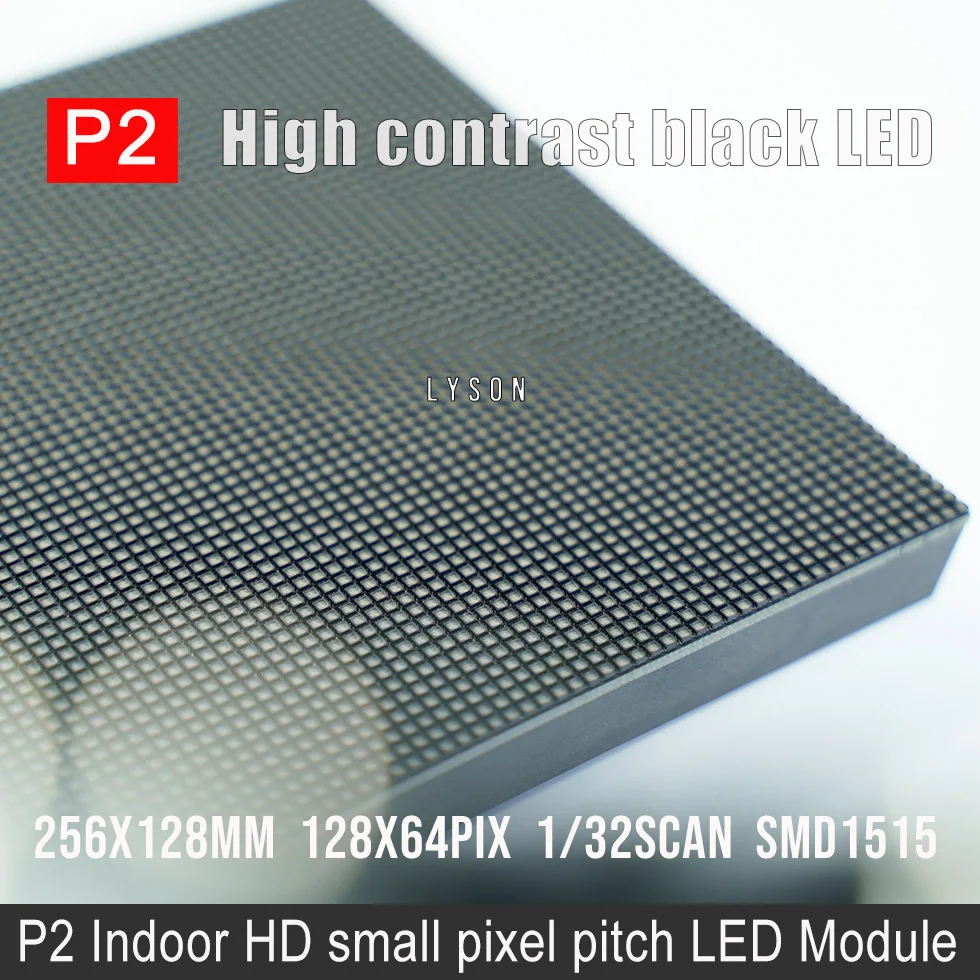 

Discount P2 Indoor SMD Full Color LED Display Module 256*128mm 128*64 Pixels Panel