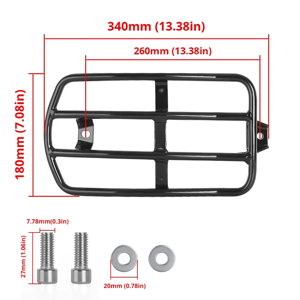 For Indian Springfield Dark Horse Chief 2022 Rear Roof Rack Wing Modified 2022 Accessories for Motorcycles