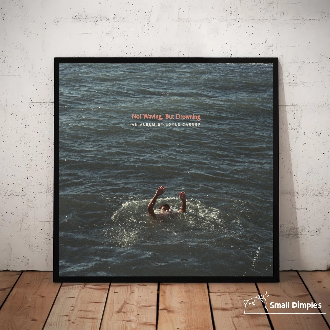 Loyle Carner Not Waving, but Drowning Music Album Cover Poster Canvas Art Print Home Decoration Wall Painting (No Frame)