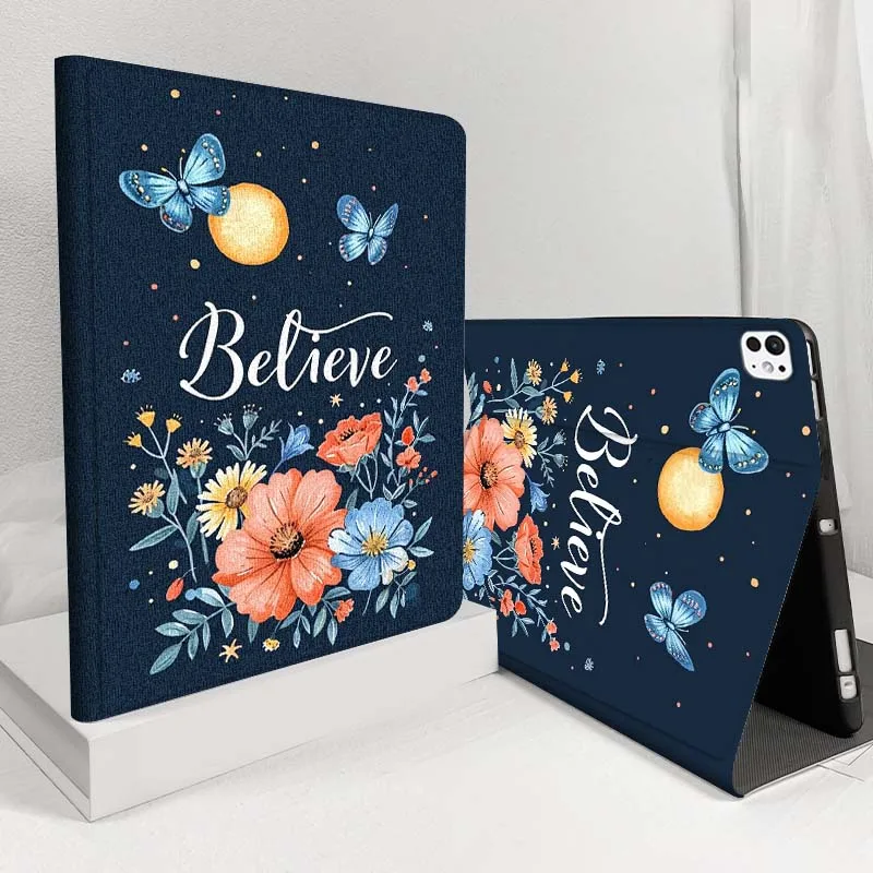 

Heart flowers brick wall For iPad Pro Air 5 4 3 13 11 8 7 6 5 10th 7th 6th 10.5 12.9 10.9 Tablet Case