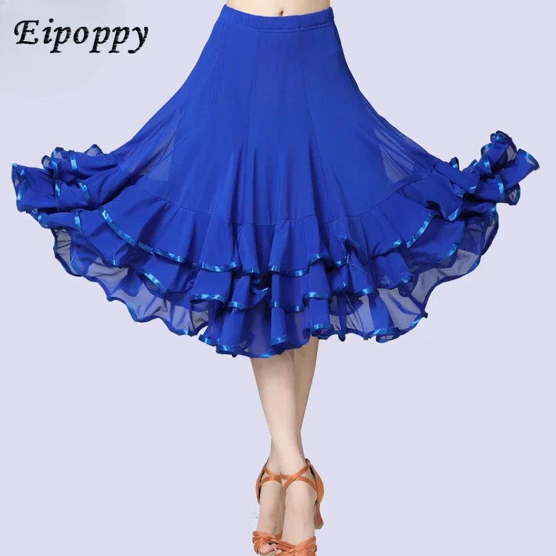 New Modern Dance Skirt Ballroom Dance National Standard Dance Waltz Swing Skirt