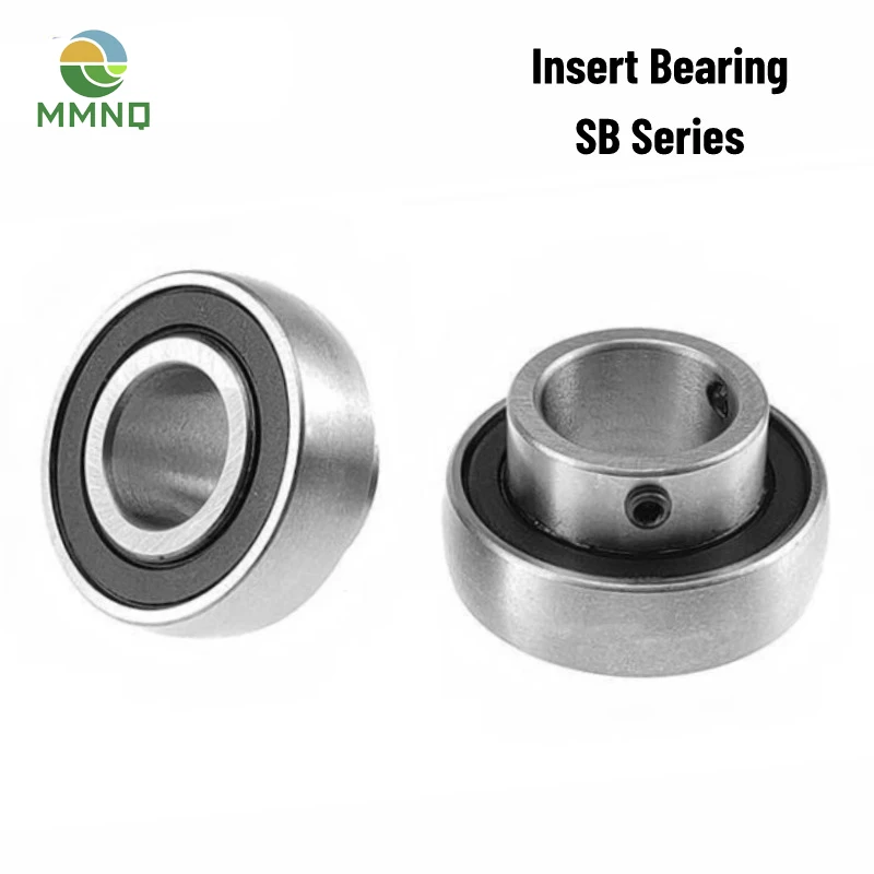 1PCS SB Series Insert Bearing SB201~SB206 Inch Bore SB201-8 SB202-10 SB203-11 SB204-12 Set Screw Lock Ball Bearing