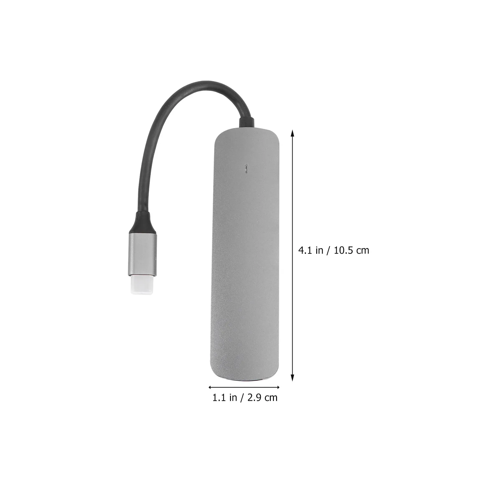 5-in-1 USB Type-C Hub Adapter for Laptop Phone Tablet with 4 USB 3.0 Ports 5Gbps Fast Data Transfer Portable Multi-Port