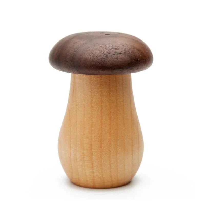 Creative Toothpick Holder Mushroom Toothpick Box Household Wooden Toothpick Box Cute Mushroom Toothpick Jar Table Decoration