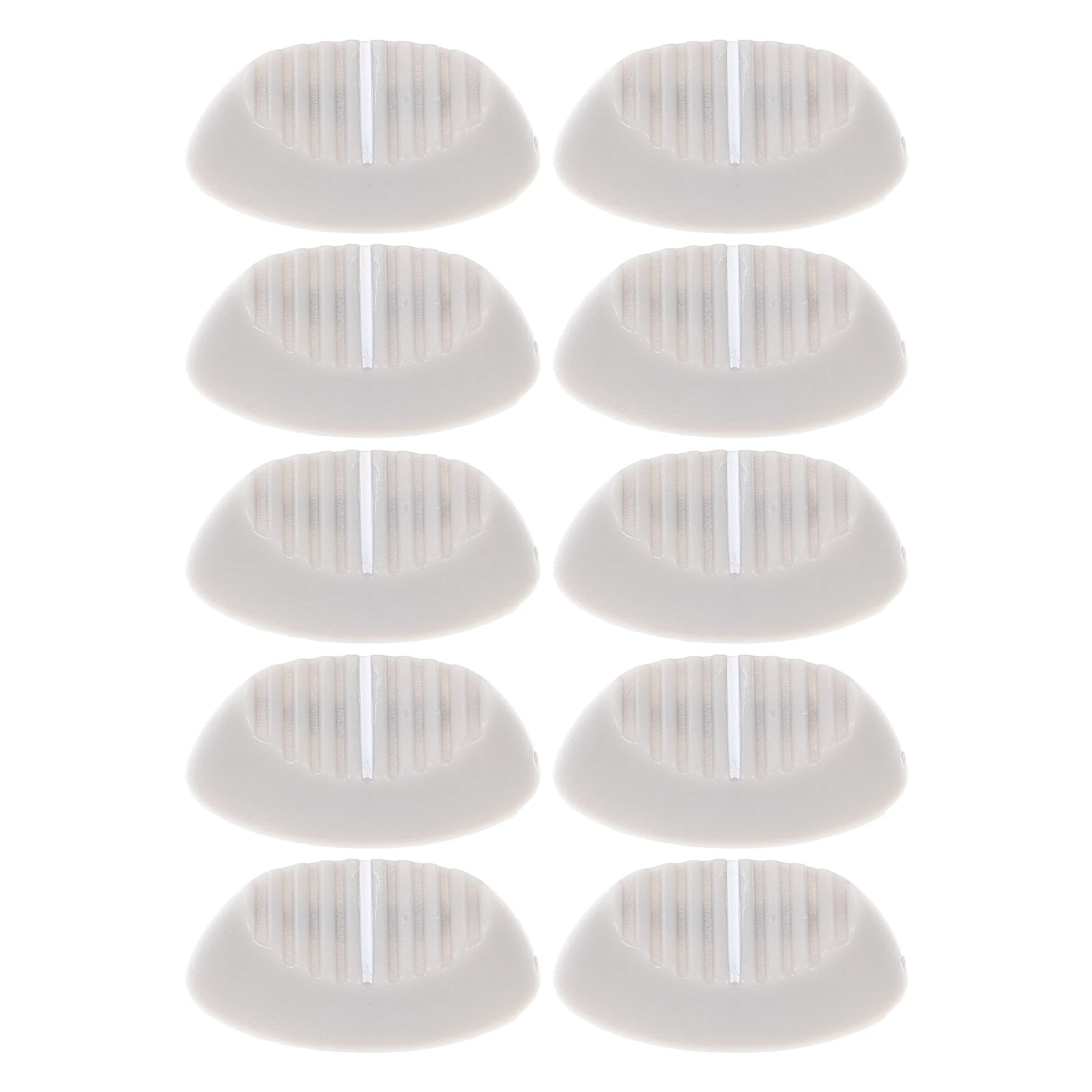 

10pcs Sound Push Hat Light Grey Plastic Mixer Knobs Durable Smooth Operation DJ Mixer Slider Knobs Equipment Accessories