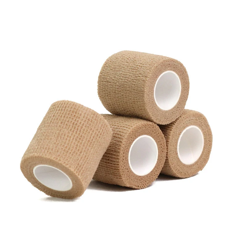 Non-woven Elastic Sport Self Adhesive Elastic Bandage Wrap Tape Elastoplast For Knee Finger Ankle Palm Shoulder Support Pads