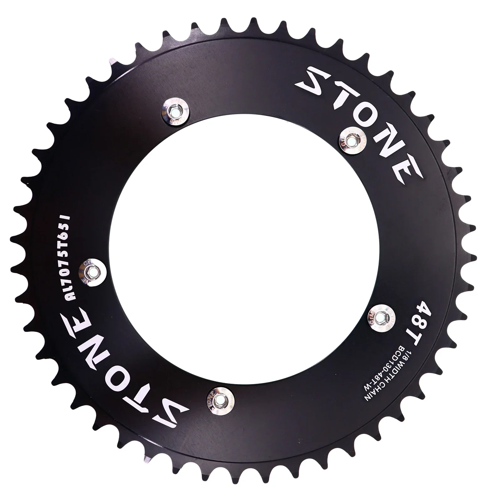 Stone 130 BCD Chainring  Fixed Gear Track Bike Fixie Round 42T 46T 48T 50T 52t 54 58t 60t Tooth  Chainwheel 130bcd