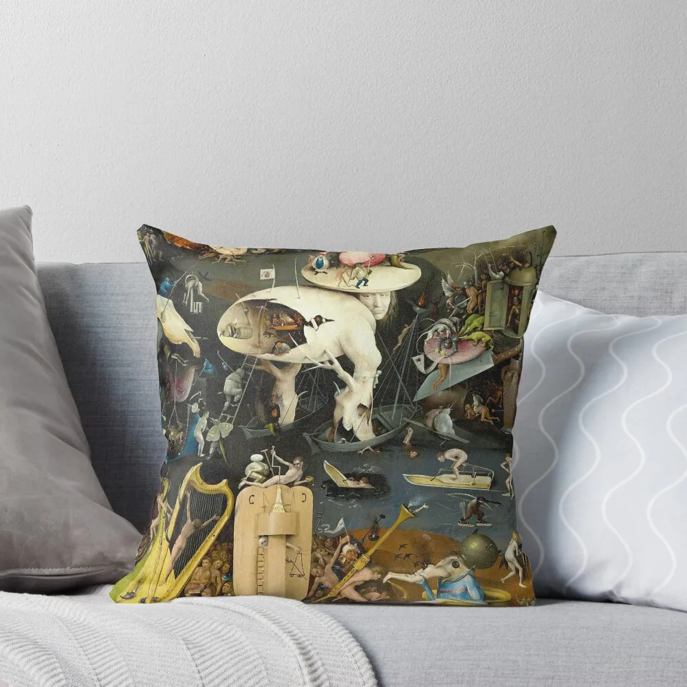 

HD Hell, by H. Bosch HIGH DEFINITION Throw Pillow Decorative Cushion Cover pillow cover luxury Custom Cushion Photo pillow