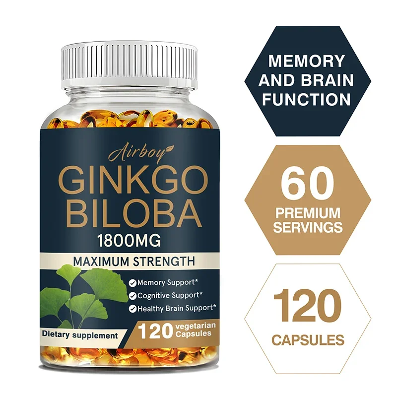 Ginkgo Biloba - Memory, Mood Improvement, Concentration Support