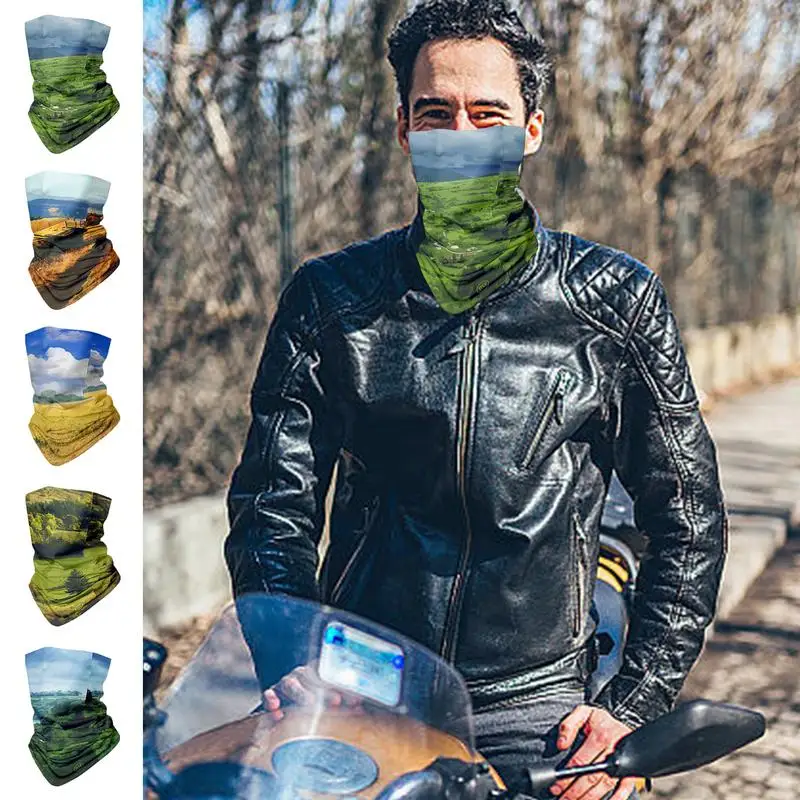 Neck Gaiter Scarf Winter Neck Warmers Fleece Gaiter Breathable Fleece Face Cover Windproof Neck Gaiter For Hiking Cycling