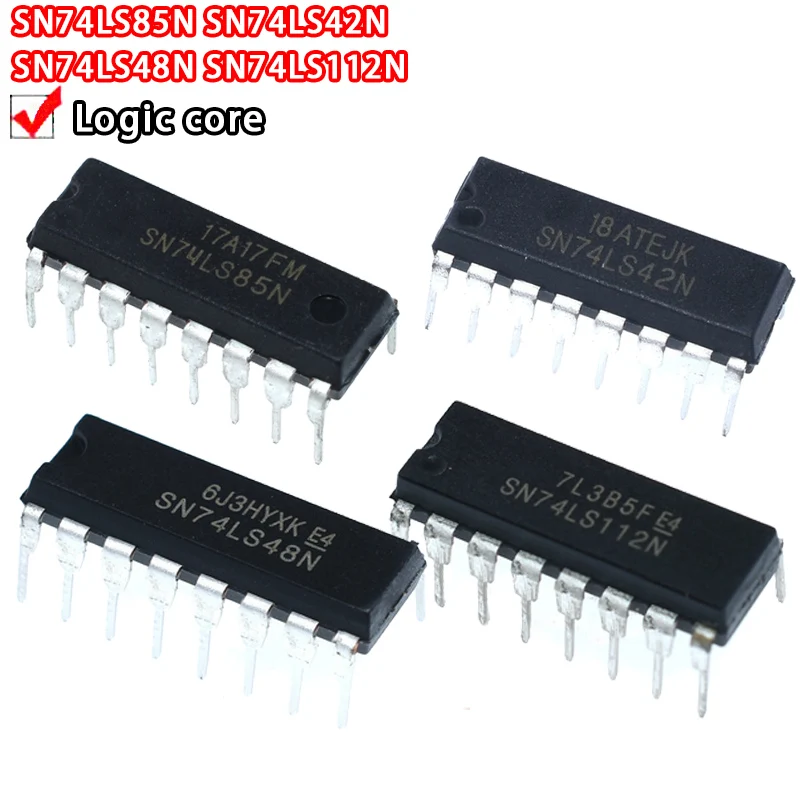 10 Stück sn74ls42n sn74ls46n sn74ls47n sn74ls48n sn74ls85n sn74ls96n sn74ls112n sn74ls12n 74 ls42 74 ls46 74 ls48 74 ls85 dip16