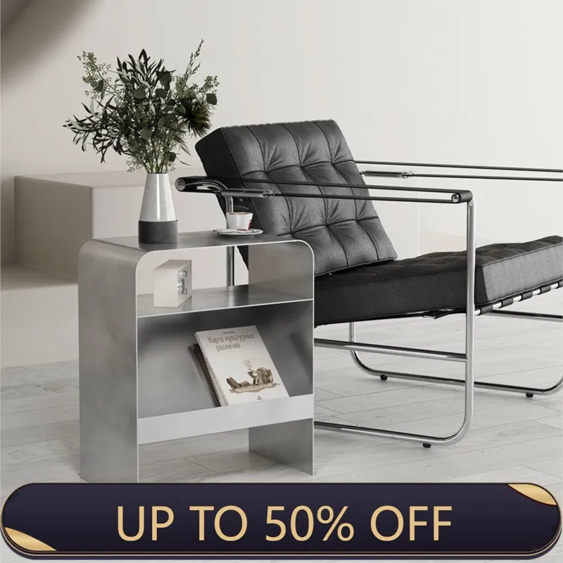 Light Luxury Side Table - Internet Famous Small Coffee Table Bedside Living Room Storage Rack Side Cabinet