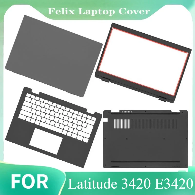 For Latitude 3420 E3420 New LCD Back Cover 02K5F8 Front Bezel 02KP4R Upper Case Palmrest 04PX9K Bottom Case 03VX9G