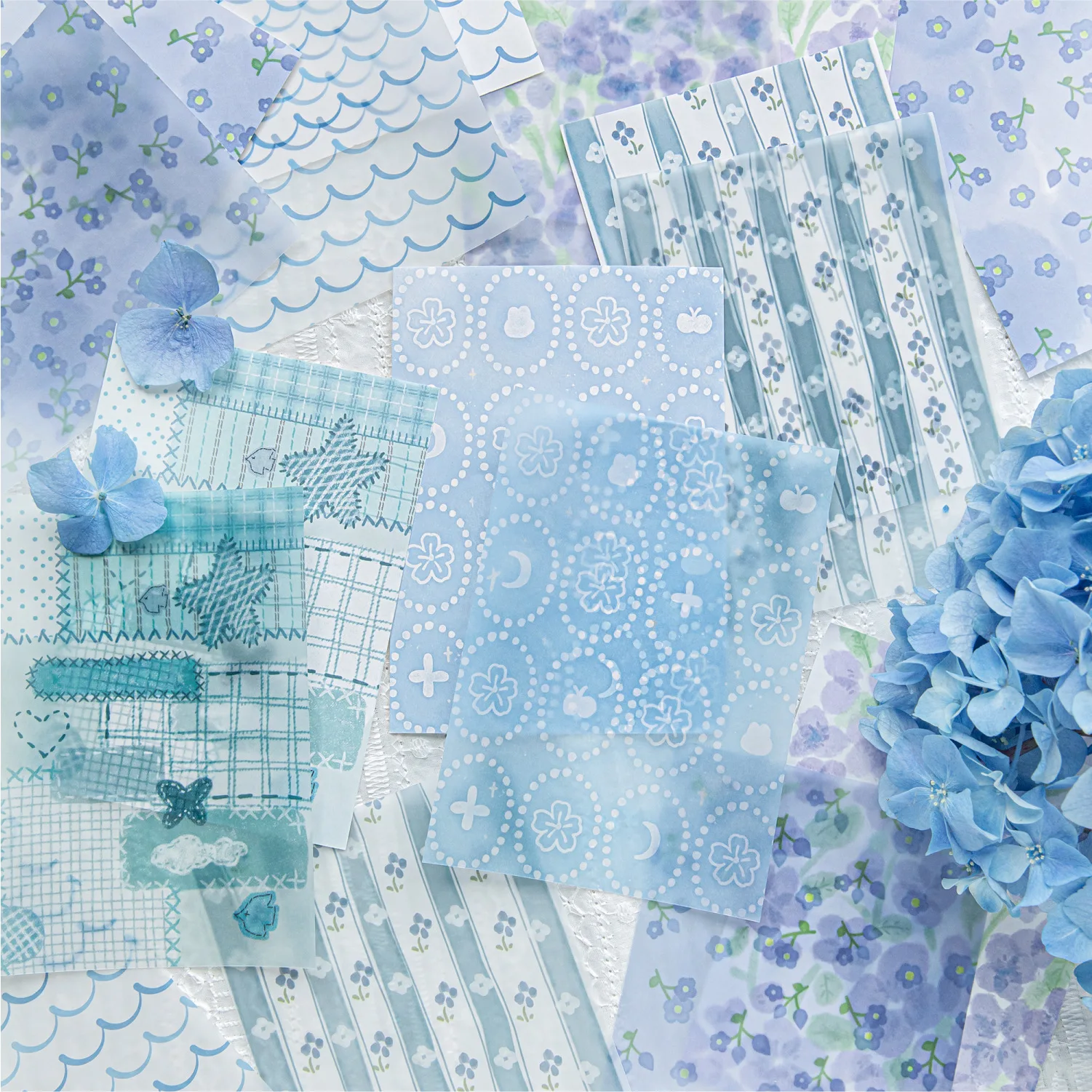

24pcs/lot Memo Pads Material Paper Fragmented Flowers Weaving Dreams Paper Junk Journal Scrapbooking Cards Retro Paper