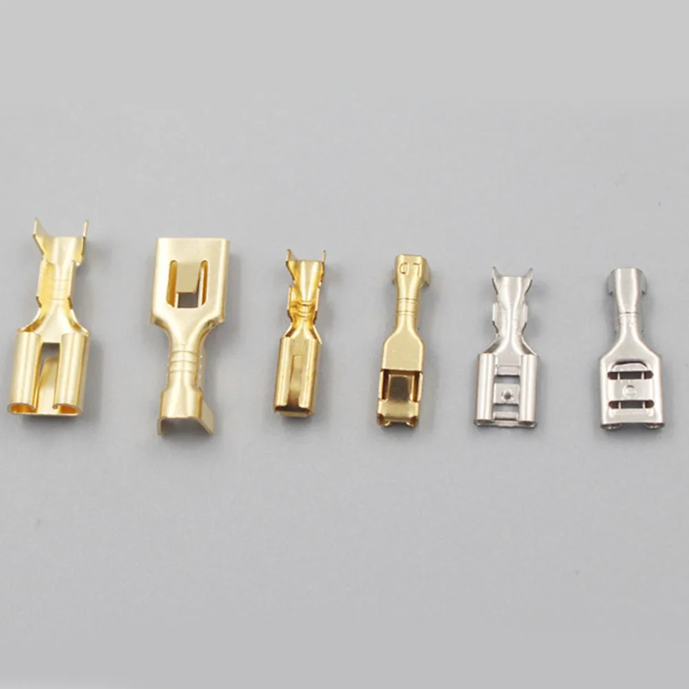 

150pcs 1 Set Automotive Connector 6.3Mm Spring Wire Connector For Car Universal Stud Car Repairing Store Lightweight Cable