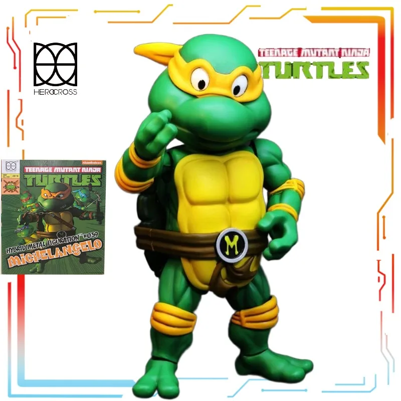 Herocross original q-versão produto acabado móvel modelo requintado tmnt anime brinquedos modelo colecionável presente de festival para meninos
